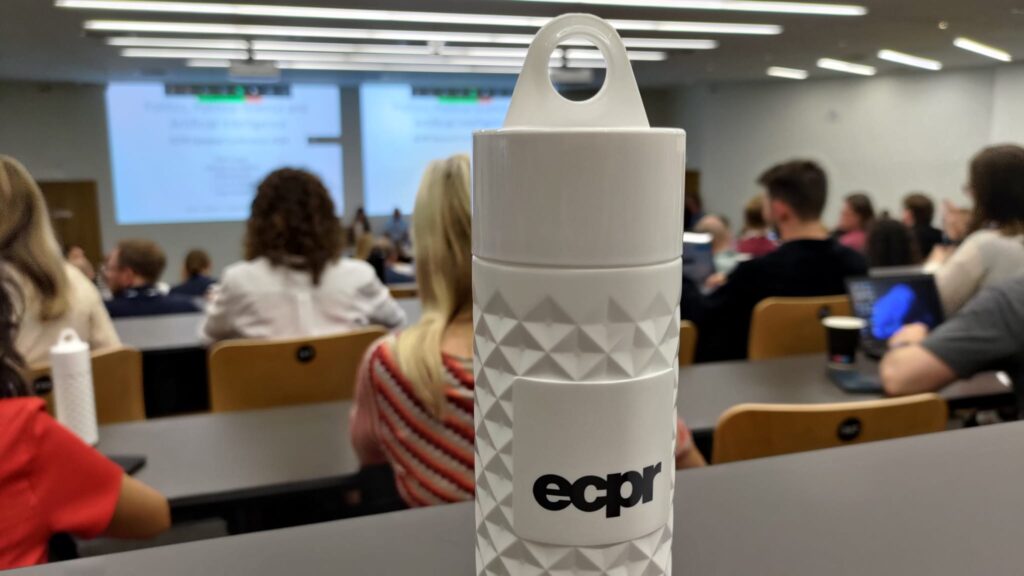 AI Roundtable, focus on water bottle.